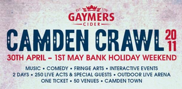 Camden Crawl: Full Lineup now revealed Camden Crawl: Full Lineup now revealed